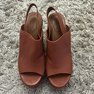 See by Chloe leather/suede wedge sandal